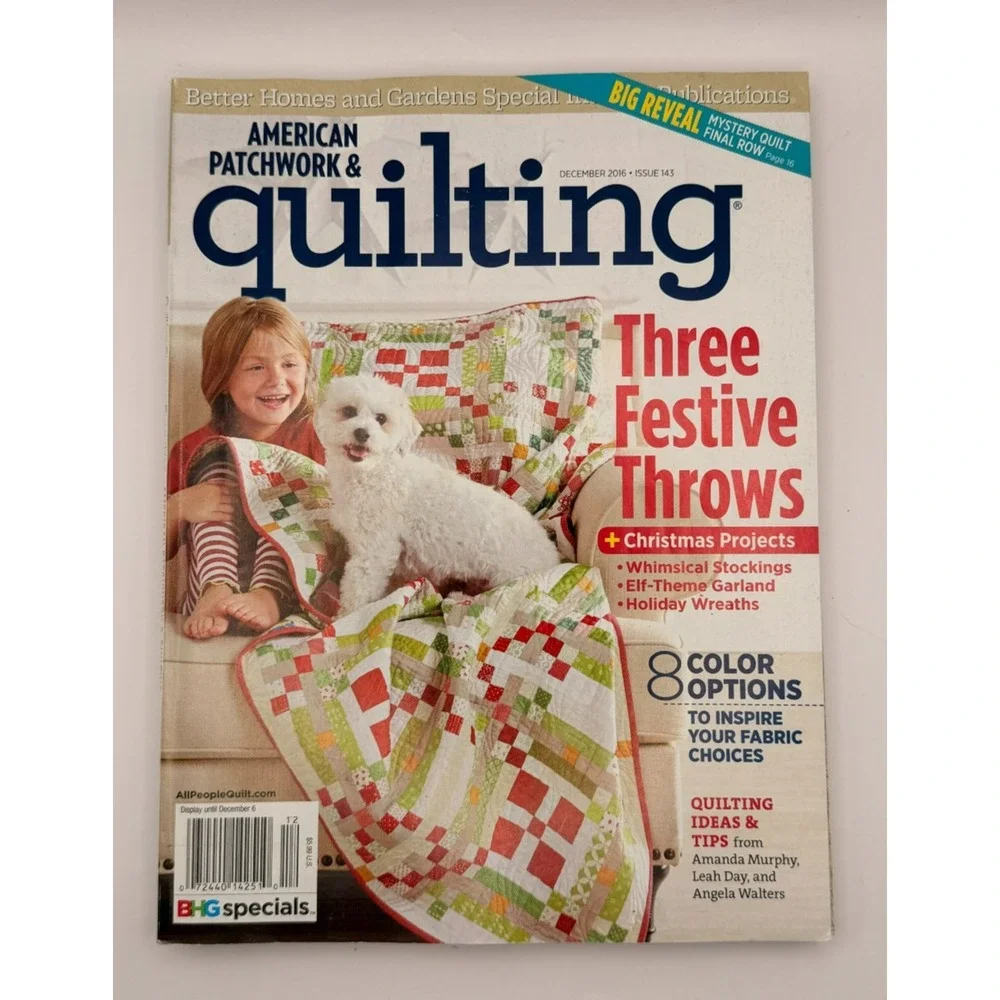 Quilting Magazine Lot of 7 American Patchwork McCall's 2007-2024 Patterns